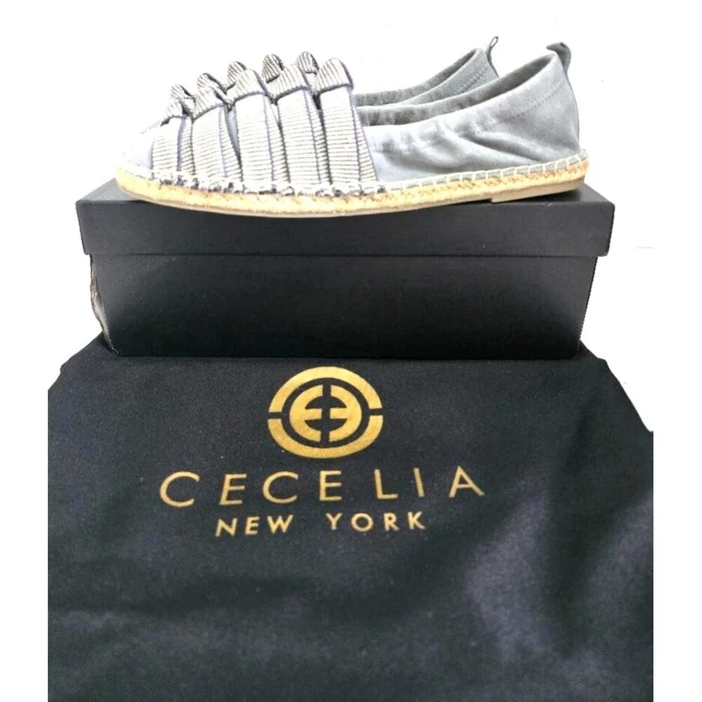 Cecelia New York Candice Blue Jeans Slip On  Casual Loafers Women's Size 8.5 NIB